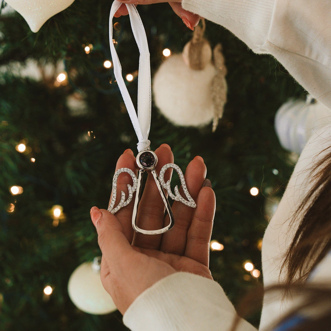 Personalized Christmas Angel Photo Ornament