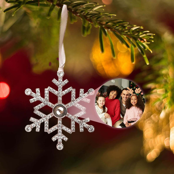 Custom Christmas Photo Ornament Set