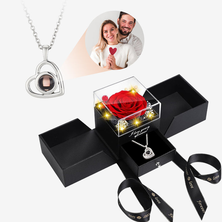 Valentine's Day Gift - Personalized Heart Photo Necklace