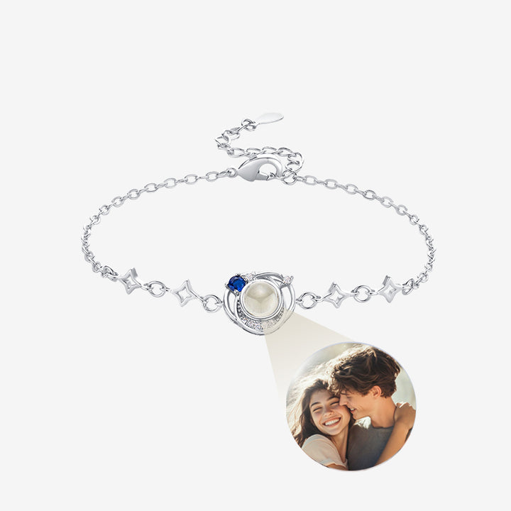 Starry Sky Photo Bracelet in 925 Silver